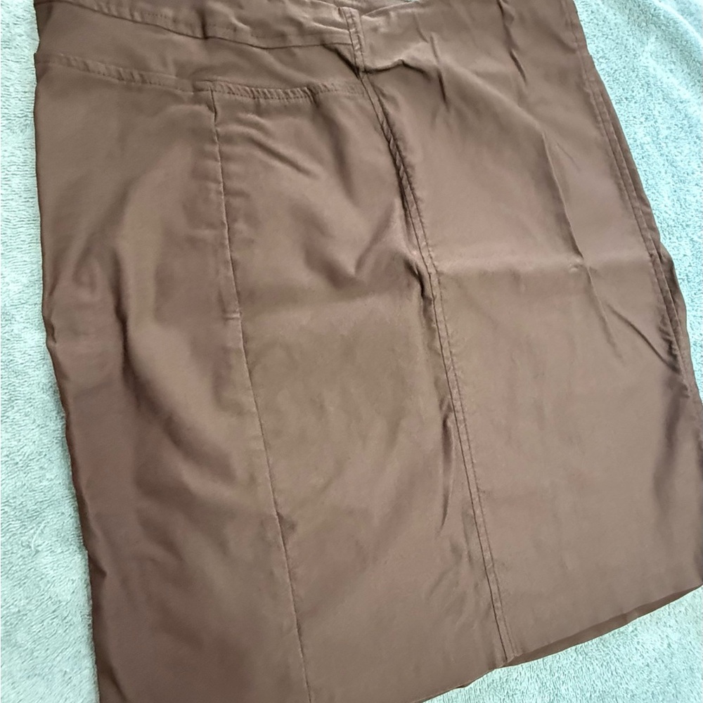 Brown Pencil Skirt - Solid Classic - image 1